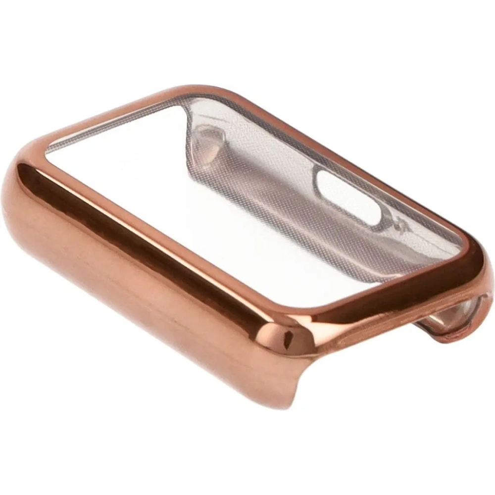 Etui z osłoną ekranu Bizon Case Watch Felipe do Samsung Galaxy Fit 3 różowozłote