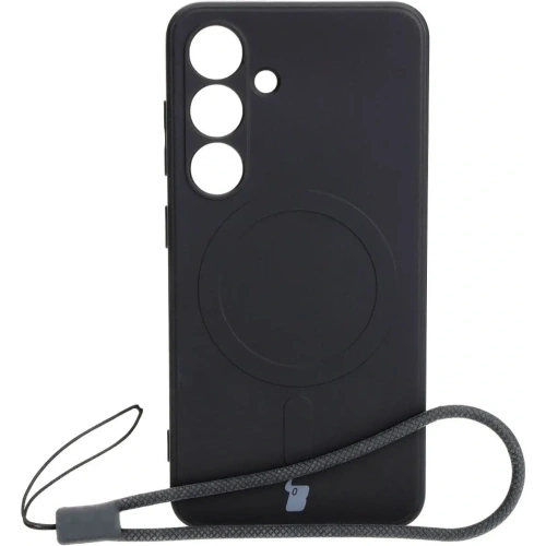 Kup Etui Bizon Case Silicone Magnetic Sq do Samsung Galaxy S24 czarne - BIZ5245 - {ean13} - Sklep Home Screen