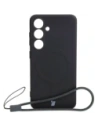 Etui Bizon Case Silicone Magnetic Sq do Samsung Galaxy S24 czarne