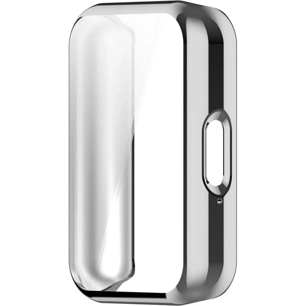 Etui z osłoną ekranu Bizon Case Watch Felipe do Samsung Galaxy Fit 3 srebrne