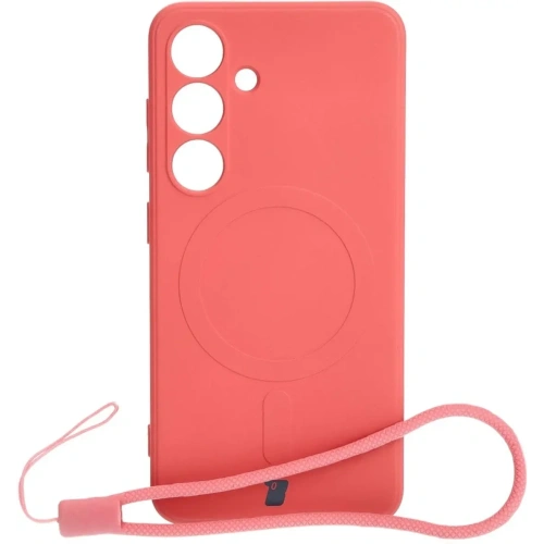 Kup Etui Bizon Case Silicone Magnetic Sq do Samsung Galaxy S24 špinavě růžová - BIZ5250 - {ean13} - Sklep Home Screen