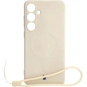 Kup Etui Bizon Case Silicone Magnetic Sq do Samsung Galaxy S24 Plus beżowe - BIZ5251 - {ean13} - Sklep Home Screen