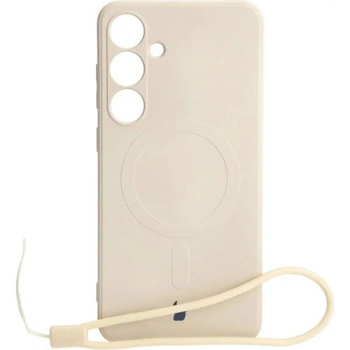 Kup Etui Bizon Case Silicone Magnetic Sq do Samsung Galaxy S24 Plus beżowe - BIZ5251 - {ean13} - Sklep Home Screen