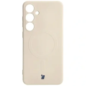 Kup Etui Bizon Case Silicone Magnetic Sq do Samsung Galaxy S24 Plus beżowe - BIZ5251 - {ean13} - Sklep Home Screen