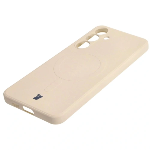Kup Etui Bizon Case Silicone Magnetic Sq do Samsung Galaxy S24 Plus beżowe - BIZ5251 - {ean13} - Sklep Home Screen