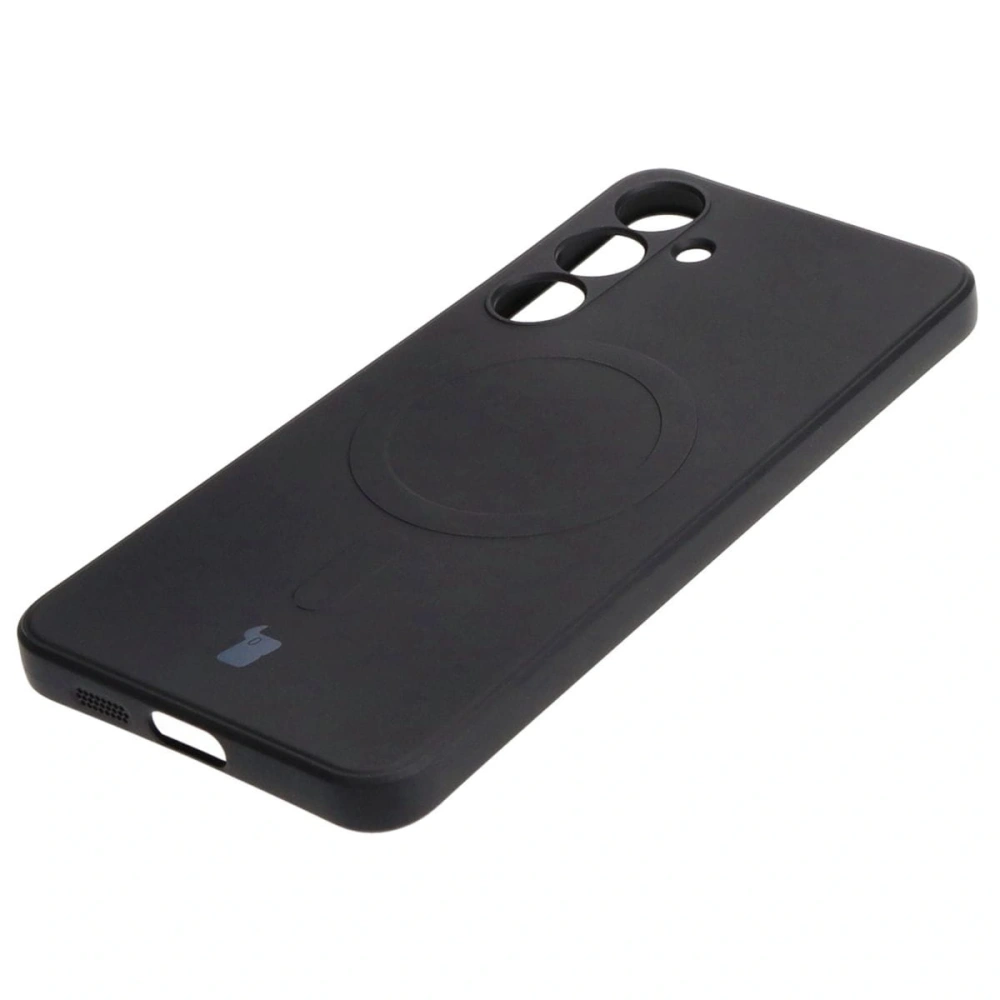 Etui Bizon Case Silicone Magnetic Sq do Samsung Galaxy S24 Plus czarne
