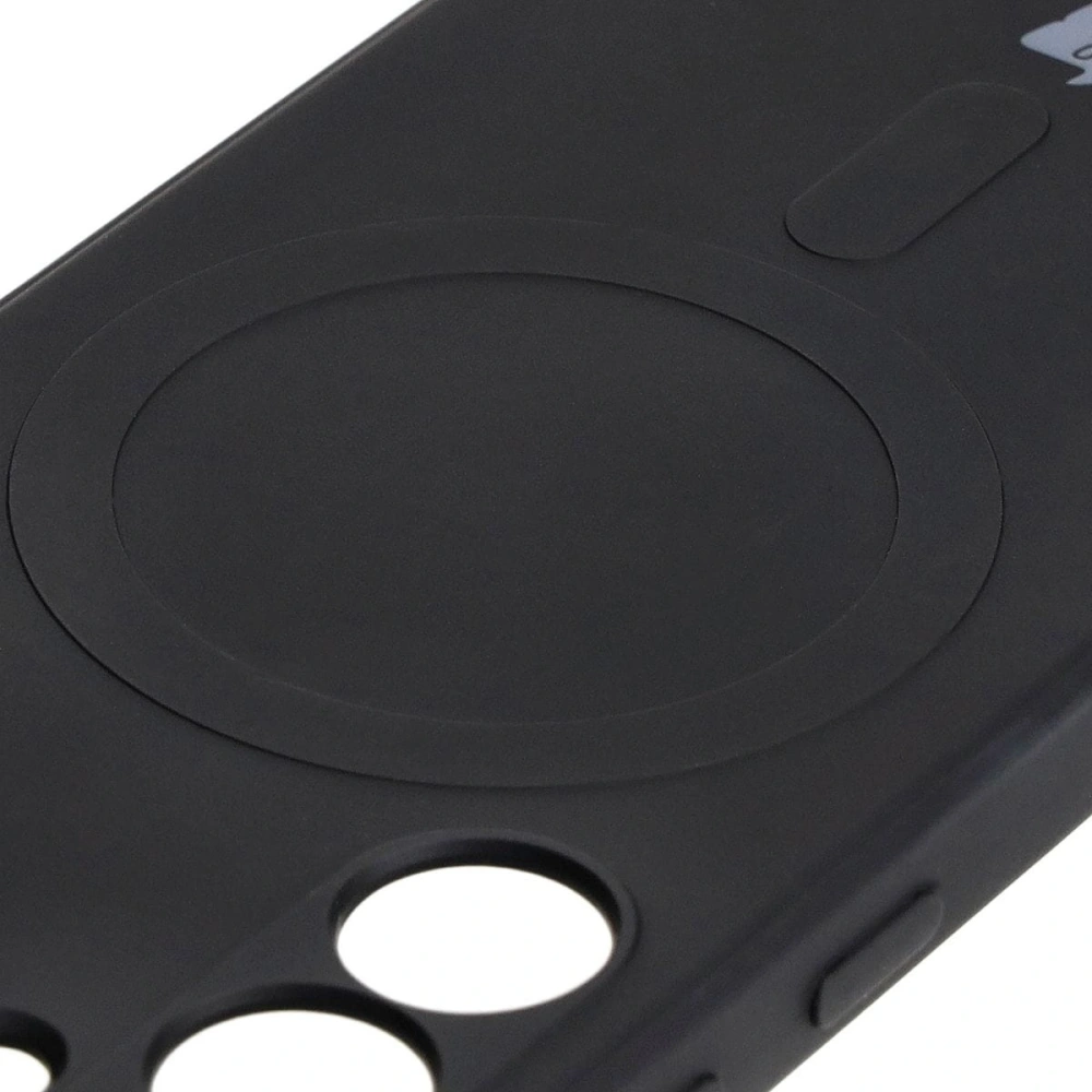 Etui Bizon Case Silicone Magnetic Sq do Samsung Galaxy S24 Plus czarne