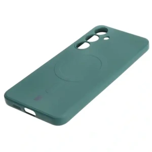 Kup Etui Bizon Case Silicone Magnetic Sq do Samsung Galaxy S24 Plus ciemnozielone - BIZ4685 - {ean13} - Sklep Home Screen
