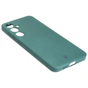 Kup Etui Bizon Case Silicone Magnetic Sq do Samsung Galaxy S24 Plus ciemnozielone - BIZ4685 - {ean13} - Sklep Home Screen