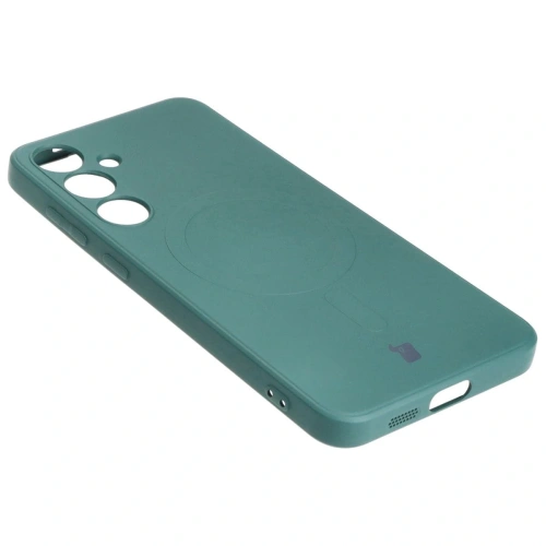 Kup Bizon Case Silikon Magnetic Sq Samsung Galaxy S24 Plus dunkelgrün - BIZ4685 - {ean13} - Sklep Home Screen