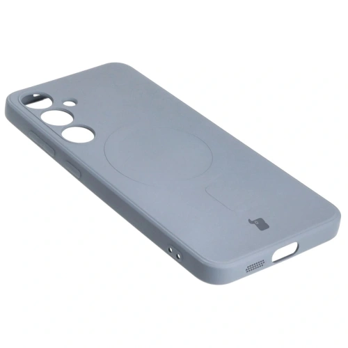 Kup Etui Bizon Case Silicone Magnetic Sq do Samsung Galaxy S24 Plus szare - BIZ4686 - {ean13} - Sklep Home Screen