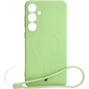 Kup Etui Bizon Case Silicone Magnetic Sq do Samsung Galaxy S24 Plus jasnozielone - BIZ4689 - {ean13} - Sklep Home Screen