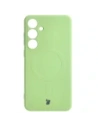 Kup Etui Bizon Case Silicone Magnetic Sq do Samsung Galaxy S24 Plus jasnozielone - BIZ4689 - {ean13} - Sklep Home Screen