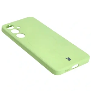 Kup Etui Bizon Case Silicone Magnetic Sq do Samsung Galaxy S24 Plus jasnozielone - BIZ4689 - {ean13} - Sklep Home Screen