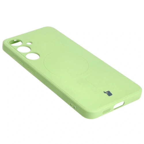 Kup Bizon Case Silicone Magnetic Sq Samsung Galaxy S24 Plus hellgrün - BIZ4689 - {ean13} - Sklep Home Screen