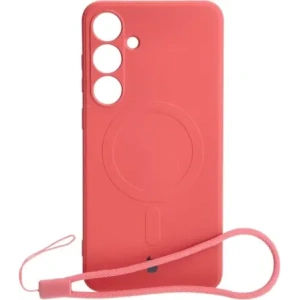Kup Etui Bizon Case Silicone Magnetic Sq do Samsung Galaxy S24 Plus brudny róż - BIZ5263 - {ean13} - Sklep Home Screen