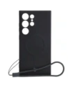 Bizon Case Silicone Magnetic Sq Samsung Galaxy S24 Ultra black
