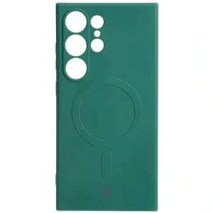 Kup Bizon Case Silikon Magnetic Sq Samsung Galaxy S24 Ultra dunkelgrün - BIZ5265 - {ean13} - Sklep Home Screen