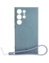 Bizon Case Silicone Magnetic Sq Samsung Galaxy S24 Ultra grey