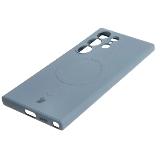 Buy Bizon Case Silicone Magnetic Sq Samsung Galaxy S24 Ultra grey - BIZ4695 - {ean13} - Home Screen Store Europe