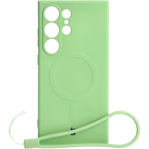 Buy Bizon Case Silicone Magnetic Sq Samsung Galaxy S24 Ultra light green - BIZ5267 - {ean13} - Home Screen Store Europe