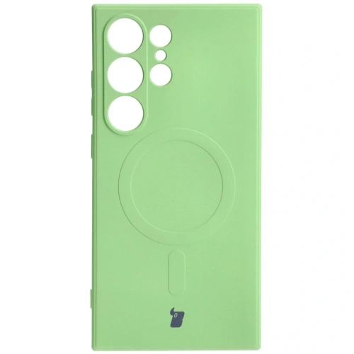 Buy Bizon Case Silicone Magnetic Sq Samsung Galaxy S24 Ultra light green - BIZ5267 - {ean13} - Home Screen Store Europe