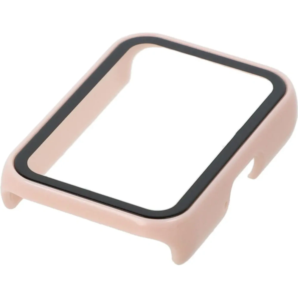 Etui Bizon Case+Glass Watch do Samsung Galaxy Fit 3 różowe