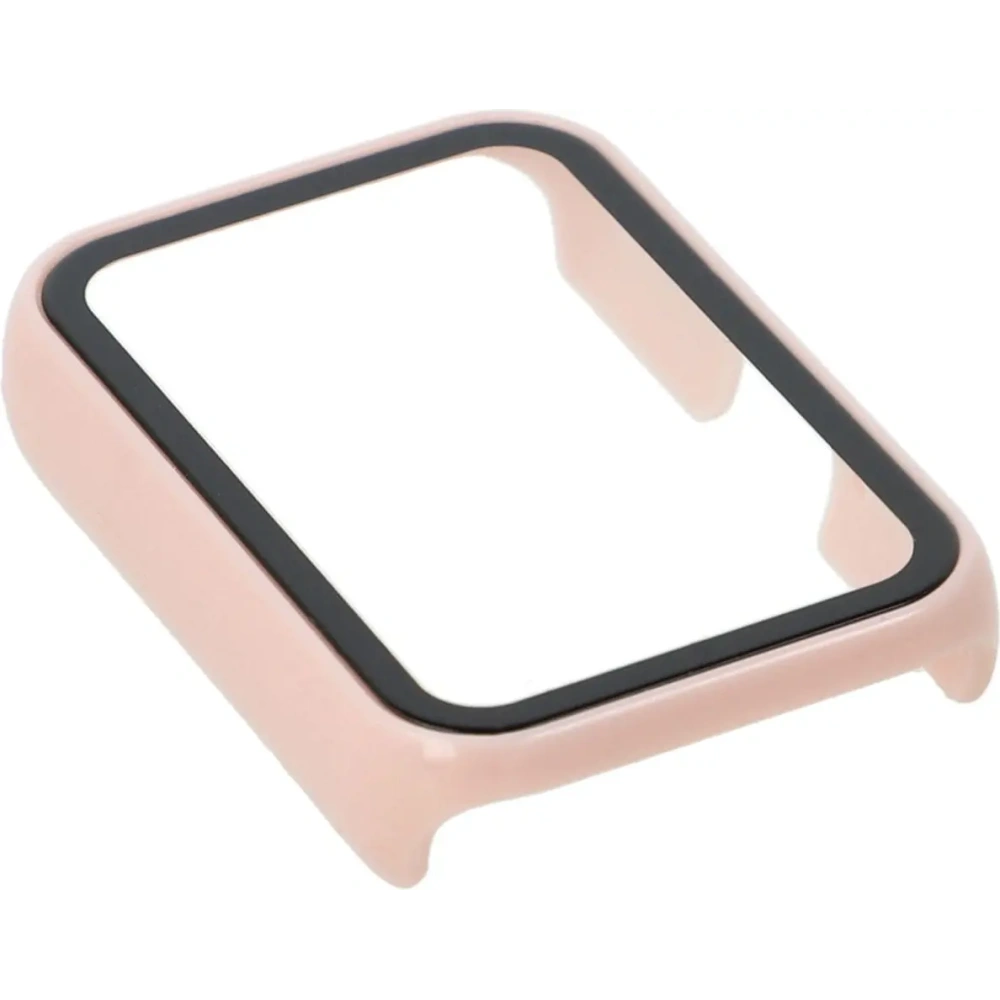 Etui Bizon Case+Glass Watch do Samsung Galaxy Fit 3 różowe