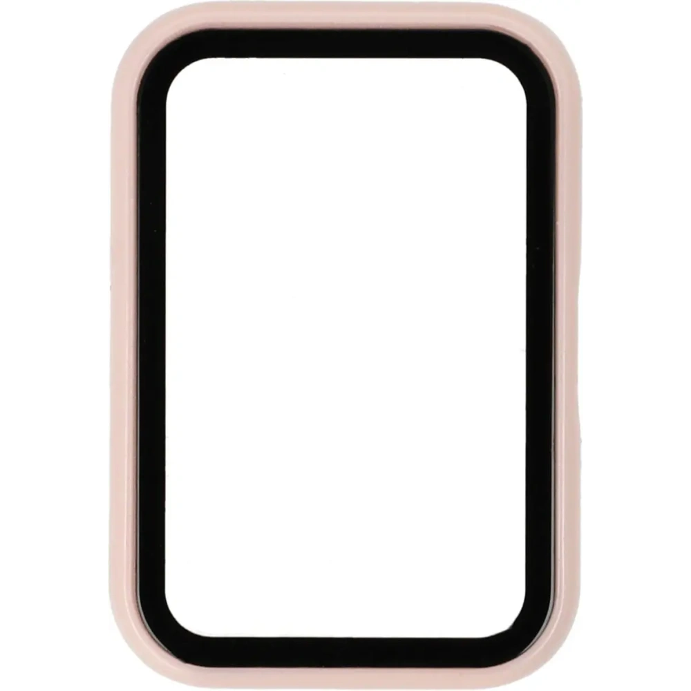 Etui Bizon Case+Glass Watch do Samsung Galaxy Fit 3 różowe