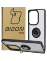 Kup Etui s úchytem na prst Bizon Case Hybrid Ring do Xiaomi Poco M6 Pro 4G / Xiaomi Redmi Note 13 Pro 4G kouřové s černým rámečkem - BIZ4699 - {ean13} - Sklep Home Screen