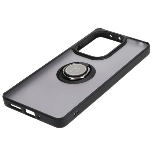 Kup Etui s úchytem na prst Bizon Case Hybrid Ring do Xiaomi Poco M6 Pro 4G / Xiaomi Redmi Note 13 Pro 4G kouřové s černým rámečkem - BIZ4699 - {ean13} - Sklep Home Screen