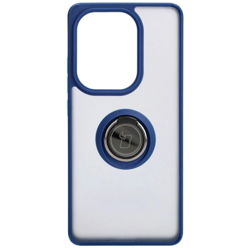 Kup Etui z uchwytem na palec Bizon Case Hybrid Ring do Xiaomi Poco M6 Pro 4G / Xiaomi Redmi Note 13 Pro 4G / LTE / 14S przydymione z granatową ramką - BIZ4700 - {ean13} - Sklep Home Screen