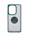 Kup Etui s úchytem na palec Bizon Case Hybrid Ring do Xiaomi Poco M6 Pro 4G / Xiaomi Redmi Note 13 Pro 4G kouřové s tmavě zeleným rámem - BIZ5272 - {ean13} - Sklep Home Screen