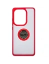 Kup Etui s úchopem na prst Bizon Case Hybrid Ring do Xiaomi Poco M6 Pro 4G / Xiaomi Redmi Note 13 Pro 4G kouřové s červeným rámem - BIZ5273 - {ean13} - Sklep Home Screen