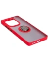 Kup Etui s úchopem na prst Bizon Case Hybrid Ring do Xiaomi Poco M6 Pro 4G / Xiaomi Redmi Note 13 Pro 4G kouřové s červeným rámem - BIZ5273 - {ean13} - Sklep Home Screen