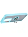 Buy Bizon Case Hybrid Ring Xiaomi Poco M6 Pro 4G / Xiaomi Redmi Note 13 Pro 4G / LTE / 14S smoky with a light blue frame - BIZ5274 - {ean13} - Home Screen Store Europe