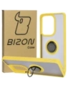Kup Etui s úchopem na prst Bizon Case Hybrid Ring do Xiaomi Poco M6 Pro 4G / Xiaomi Redmi Note 13 Pro 4G kouřové s žlutým rámečkem - BIZ5275 - {ean13} - Sklep Home Screen