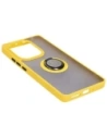 Kup Bizon Case Hybrid Ring Xiaomi Poco M6 Pro 4G / Xiaomi Redmi Note 13 Pro 4G fumuriu cu un cadru galben - BIZ5275 - {ean13} - Sklep Home Screen
