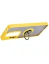 Buy Bizon Case Hybrid Ring Xiaomi Poco M6 Pro 4G / Xiaomi Redmi Note 13 Pro 4G / LTE / 14S smoky with a yellow frame - BIZ5275 - {ean13} - Home Screen Store Europe