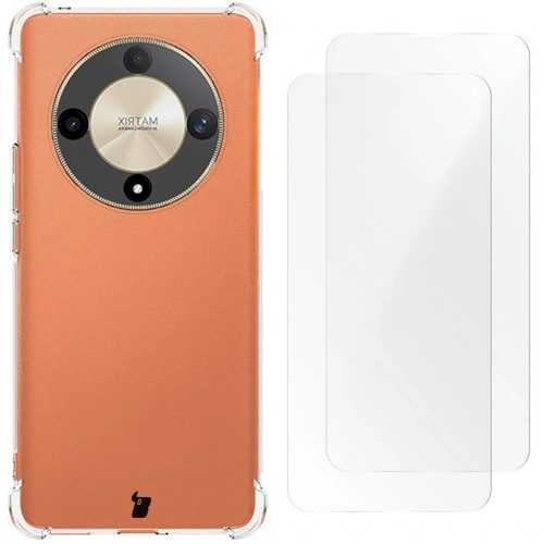 Kup Bizon Case Clear Pack Hülle + 2x Displayschutzfolie für Honor Magic6 Lite klar - BIZ4708 - {ean13} - Sklep Home Screen