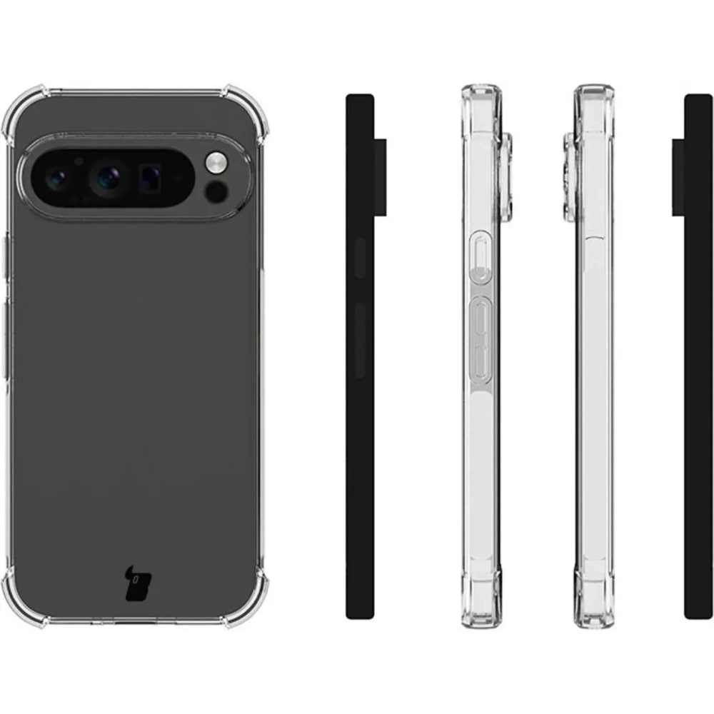 Etui Bizon Case Salpa do Pixel 9 Pro XL przezroczyste