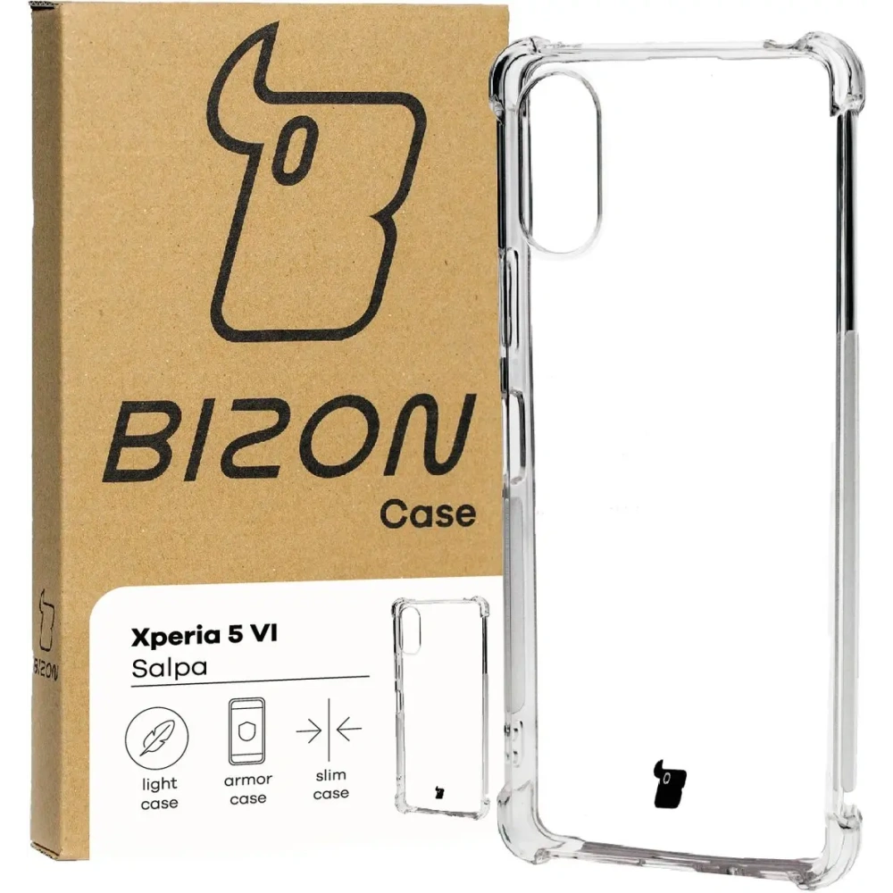 Etui Bizon Case Salpa do Xperia 5 VI przezroczyste