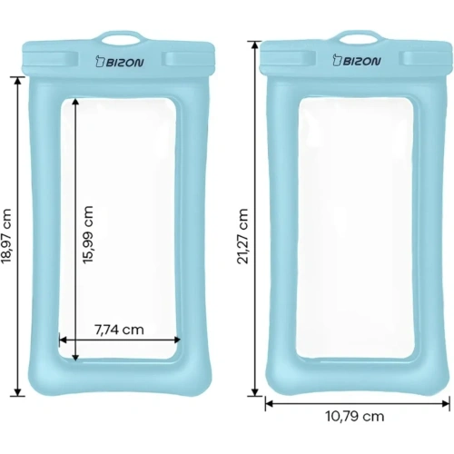Kup Etui wodoszczelne Bizon Case Hydrofloat jasnoniebieskie - BIZ4717 - {ean13} - Sklep Home Screen