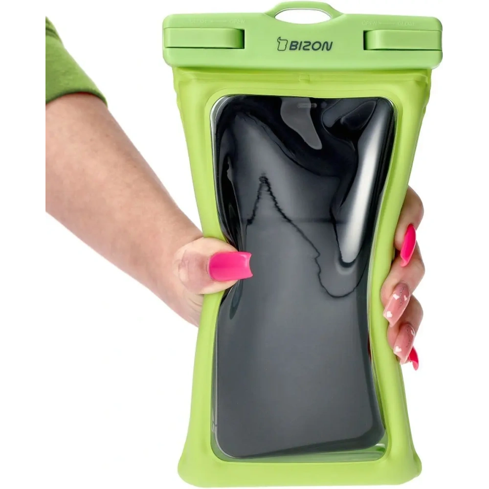 Etui wodoszczelne Bizon Case Hydrofloat zielone