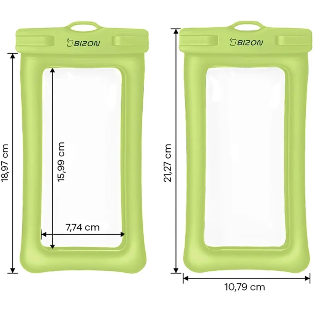 Etui wodoszczelne Bizon Case Hydrofloat zielone