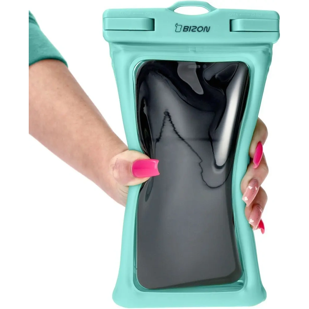 Etui wodoszczelne Bizon Case Hydrofloat miętowe
