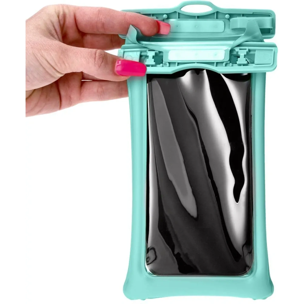 Etui wodoszczelne Bizon Case Hydrofloat miętowe