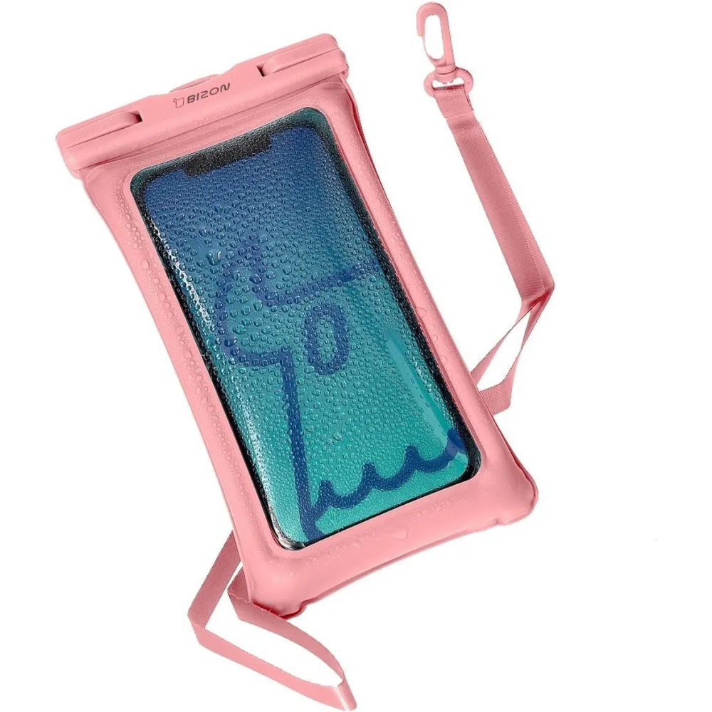 Etui wodoszczelne Bizon Case Hydrofloat różowe