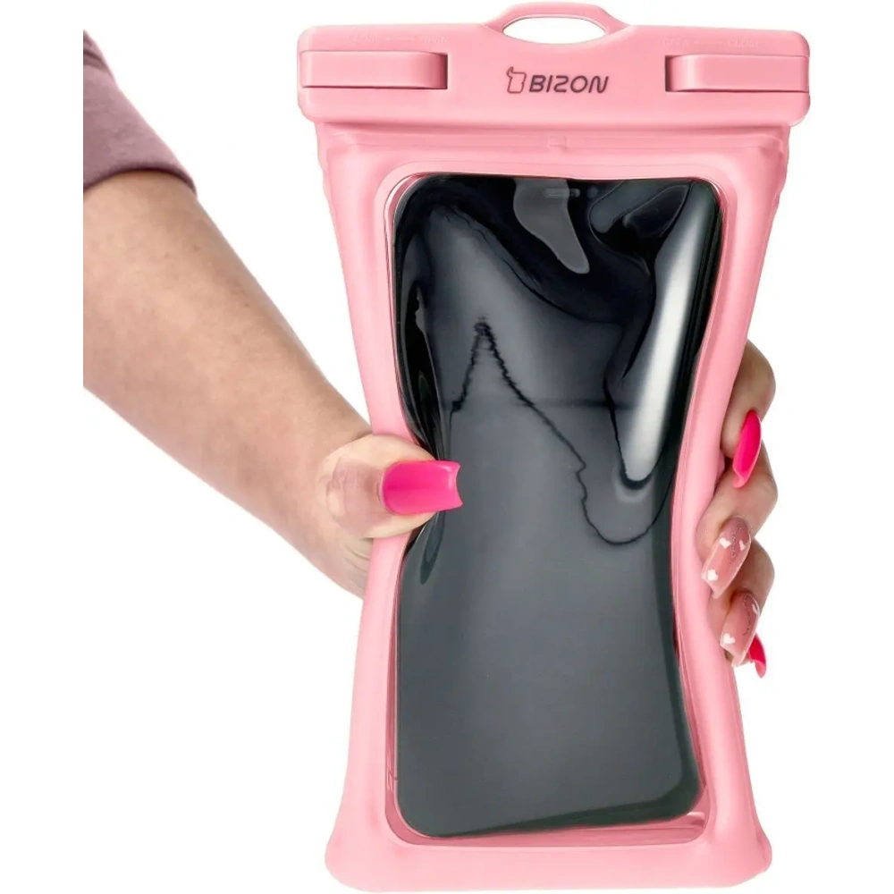 Etui wodoszczelne Bizon Case Hydrofloat różowe