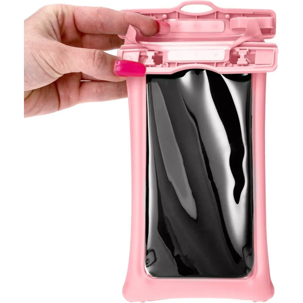 Etui wodoszczelne Bizon Case Hydrofloat różowe